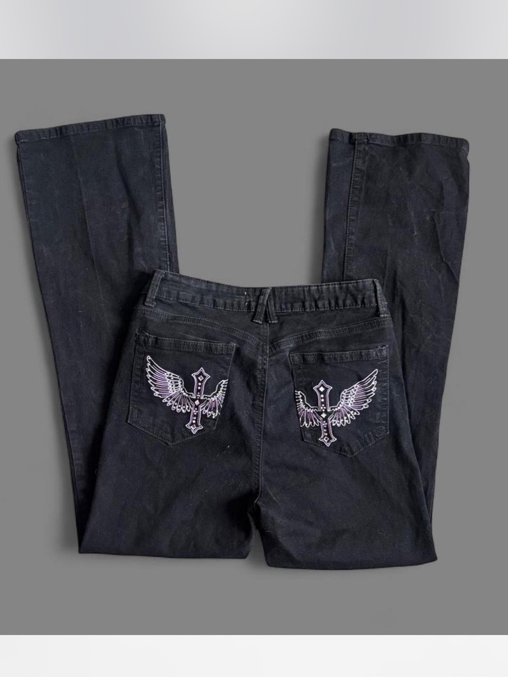 Thread market mid rise flare jean s